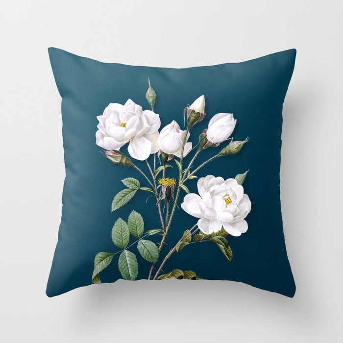White rose on sale cushion