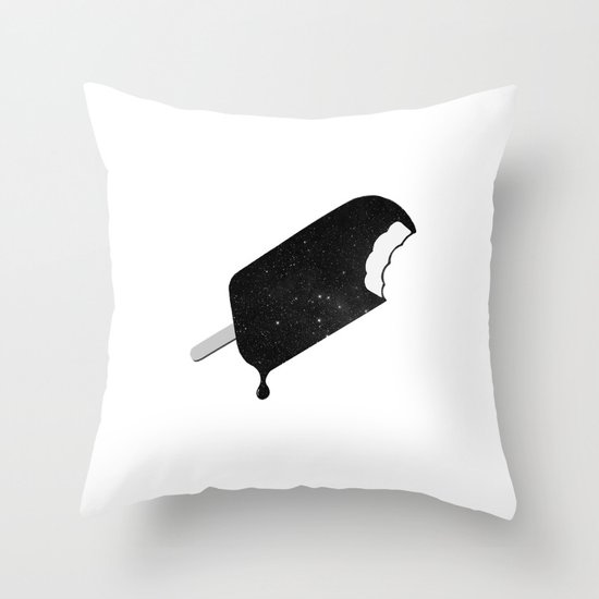 Space Melter (Redux) Throw Pillow
