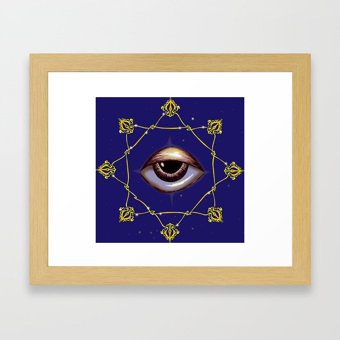 All Knowing Eye Framed Art Print