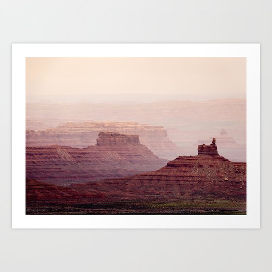 Valley of The Gods Art Print