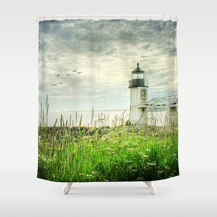 Marshall Point Shower Curtain By Thephotoguydarren Society6