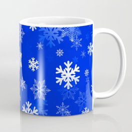 Light Blue Snowflakes Mug