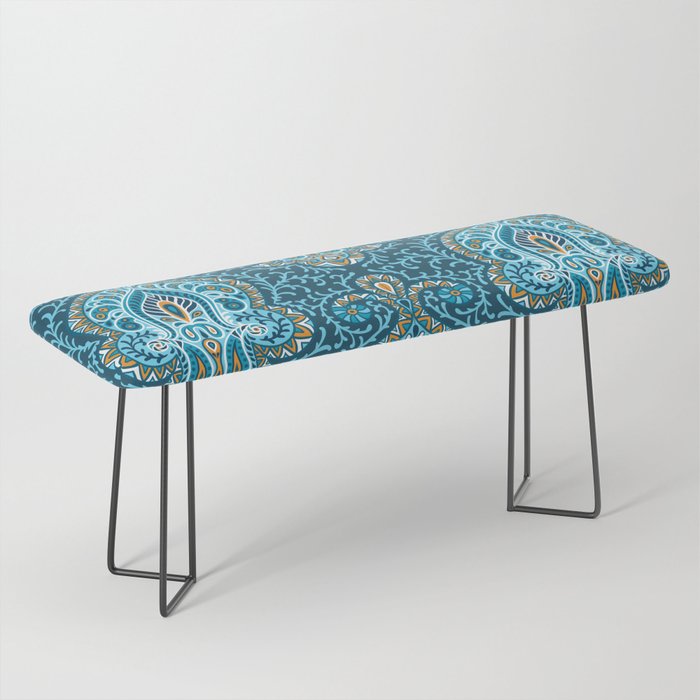 Blue Bohemia Bench