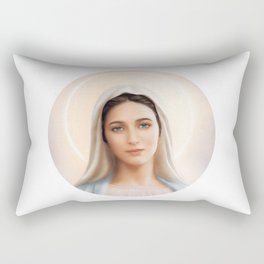 Virgin Mary, Mother of God,  Our Lady of Medjugorje Rectangular Pillow