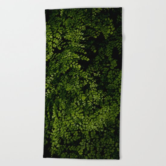 Small leaves Beach Towel