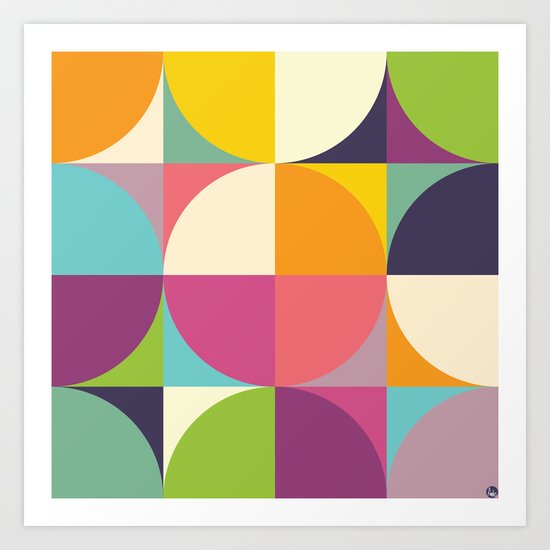 Quarters Quilt 4 Art Print