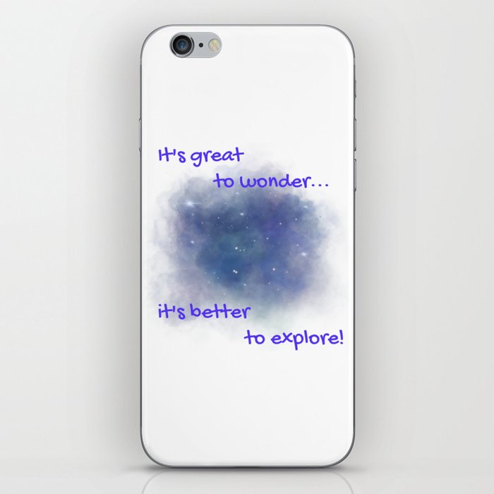 Wonder And Explore Space iPhone Skin