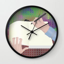 Bar Italia Wall Clock | Britpop, Ambonomo, Digital, Other, Music, Notebook, Alexandrabonomo, Illustration, Jarviscocker, Ambarts 