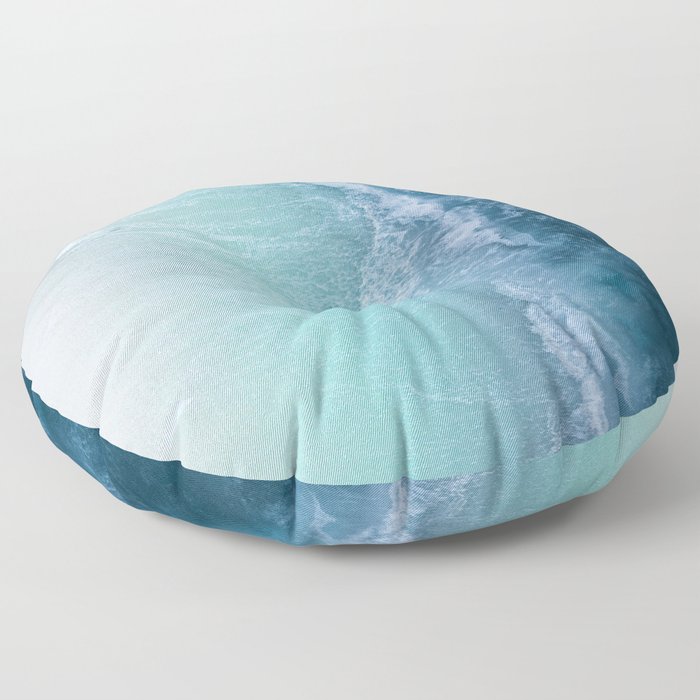 Turquoise Sea Floor Pillow