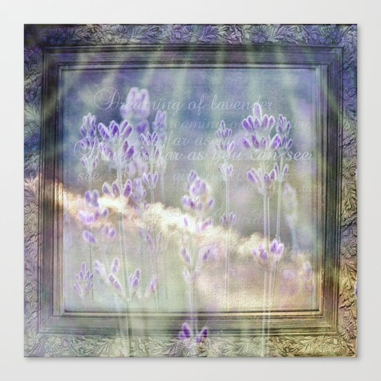 Blue as far as you can see Canvas Print