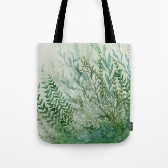 Ferns and Fog Tote Bag