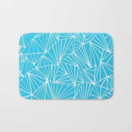 Ab Fan Electric Blue Bath Mat
