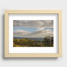 Shenandoah Skyline Drive Recessed Framed Print