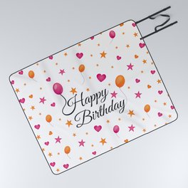Happy Birthday Picnic Blanket