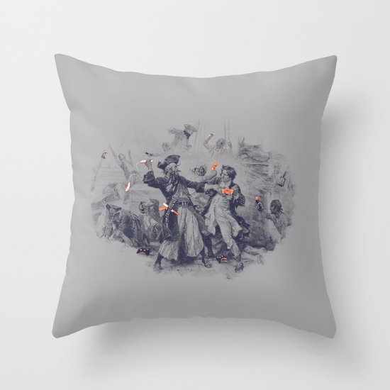 Epic Battle Throw Pillow