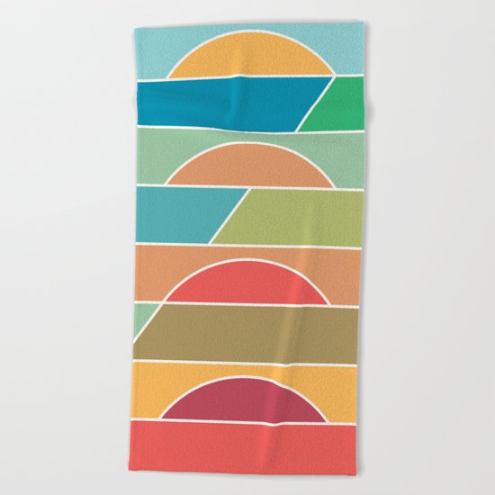 4 Degrees Beach Towel
