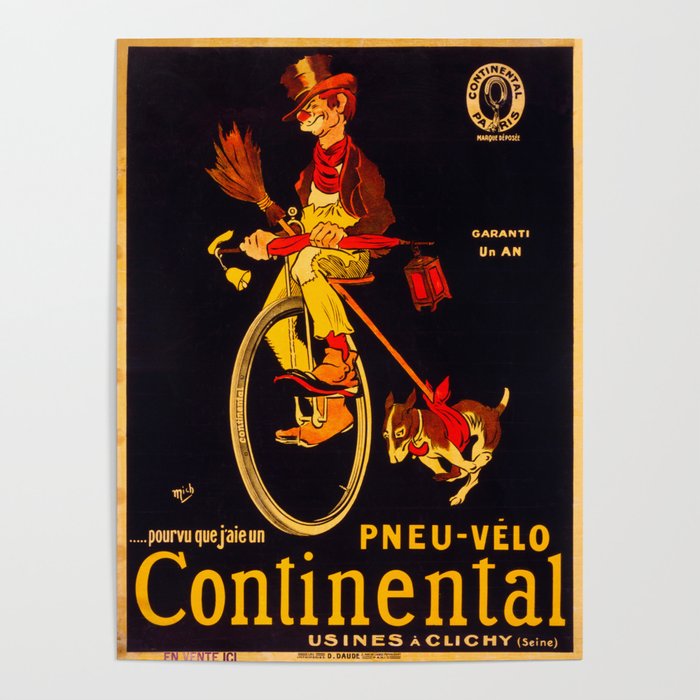 If only I had a Continental bicycle tire Poster