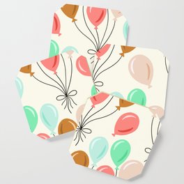 Balloon Party - Terracotta Mint Coaster