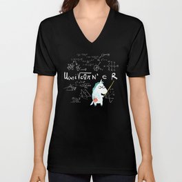 Unicorn = real V Neck T Shirt