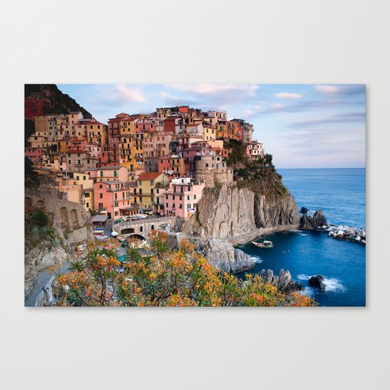 Italy Village Canvas Print