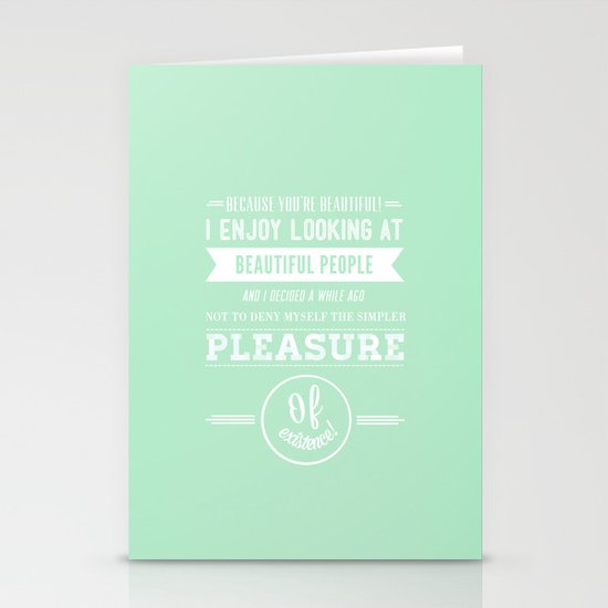 The Fault in Our Stars Stationery Cards