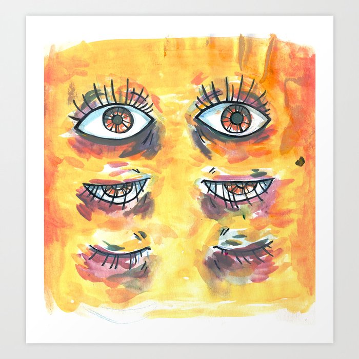 Eyes Art Print