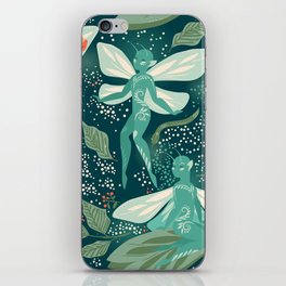 Enchanted Emerald Fairy Forest II iPhone Skin