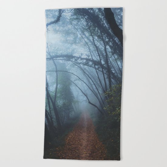 Magic forest Beach Towel