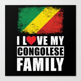 Congolese Family Canvas Print