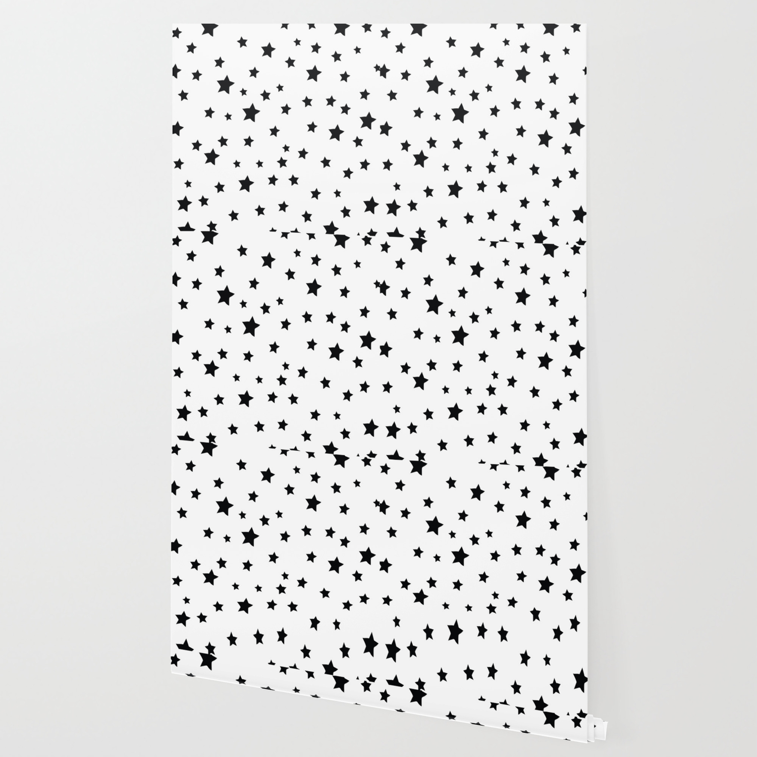 Black And White Stars Wallpaper By Thenativestate Society6