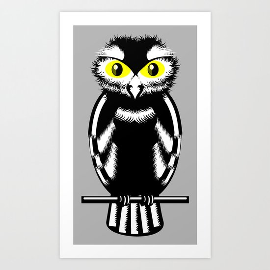 Owl Art Print