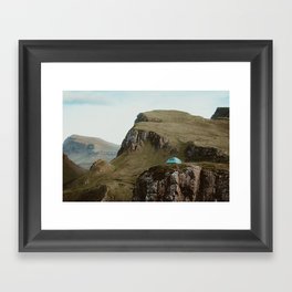 Camping On The Isle of Skye Framed Art Print