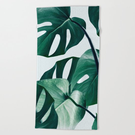 Monstera #society6 #artprints #buyart Beach Towel