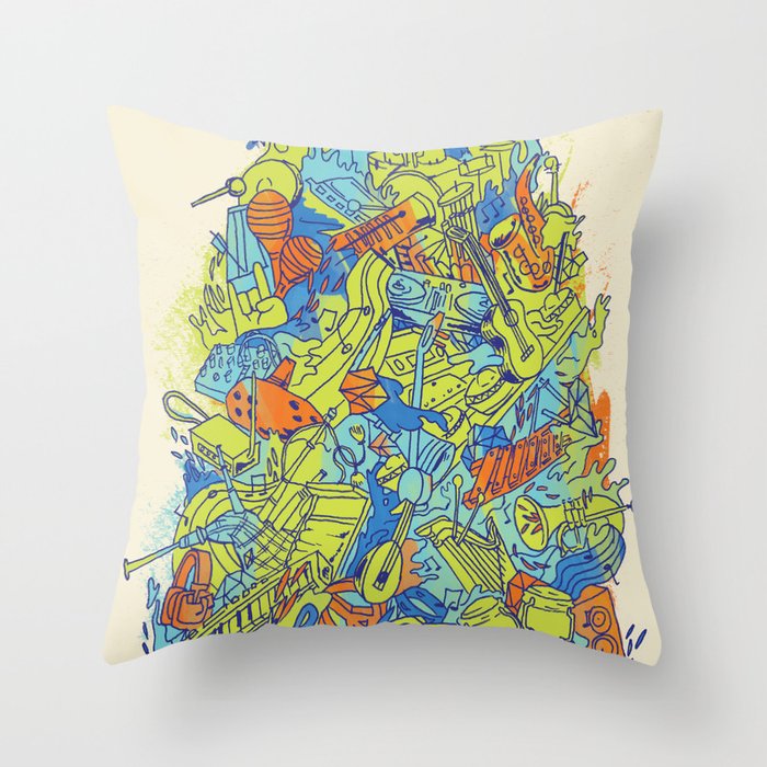 Music--Something For Everyone Throw Pillow