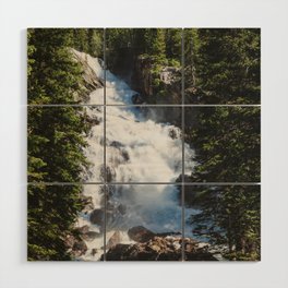 Hidden Falls Grand Teton National Park Photography Wood Wall Art