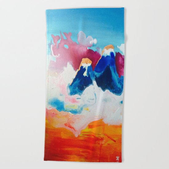 Ah Create And Destroy Beach Towel