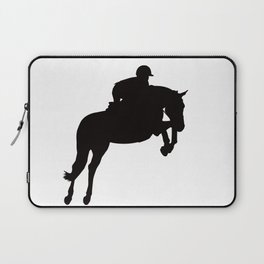 Jumping Horse Silhouette Laptop Sleeve