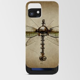 Steampunk mechanical Dragonfly no.1 iPhone Card Case