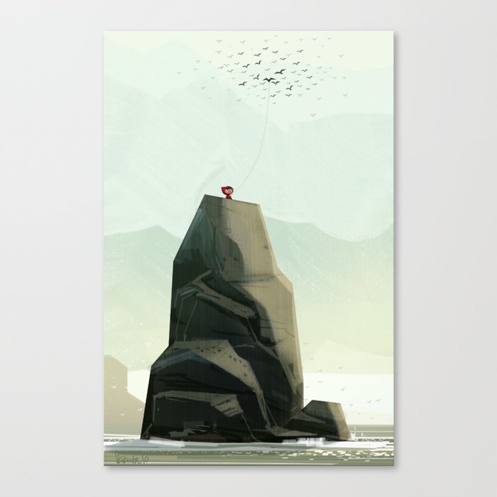 One Of The Flock Canvas Print