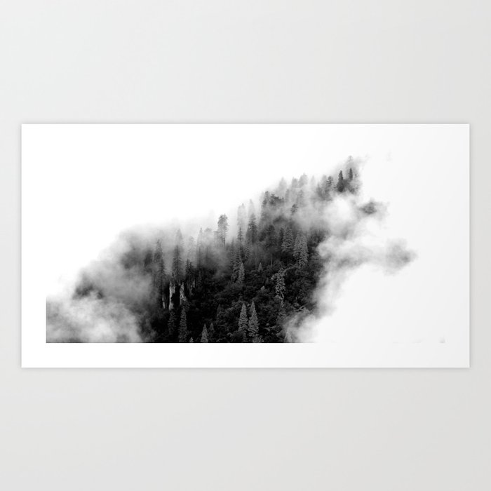 Mountain Fog Art Print
