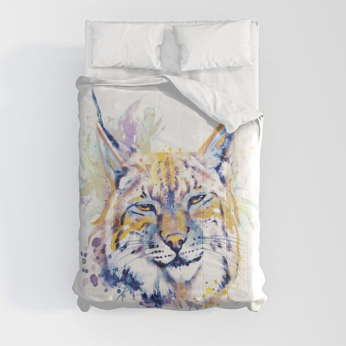 Bobcat Head Comforter
