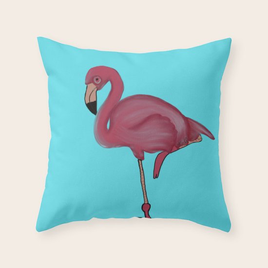 Flamingo Throw Pillow