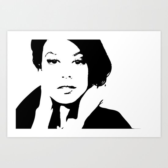Black & White Beauty Art Print