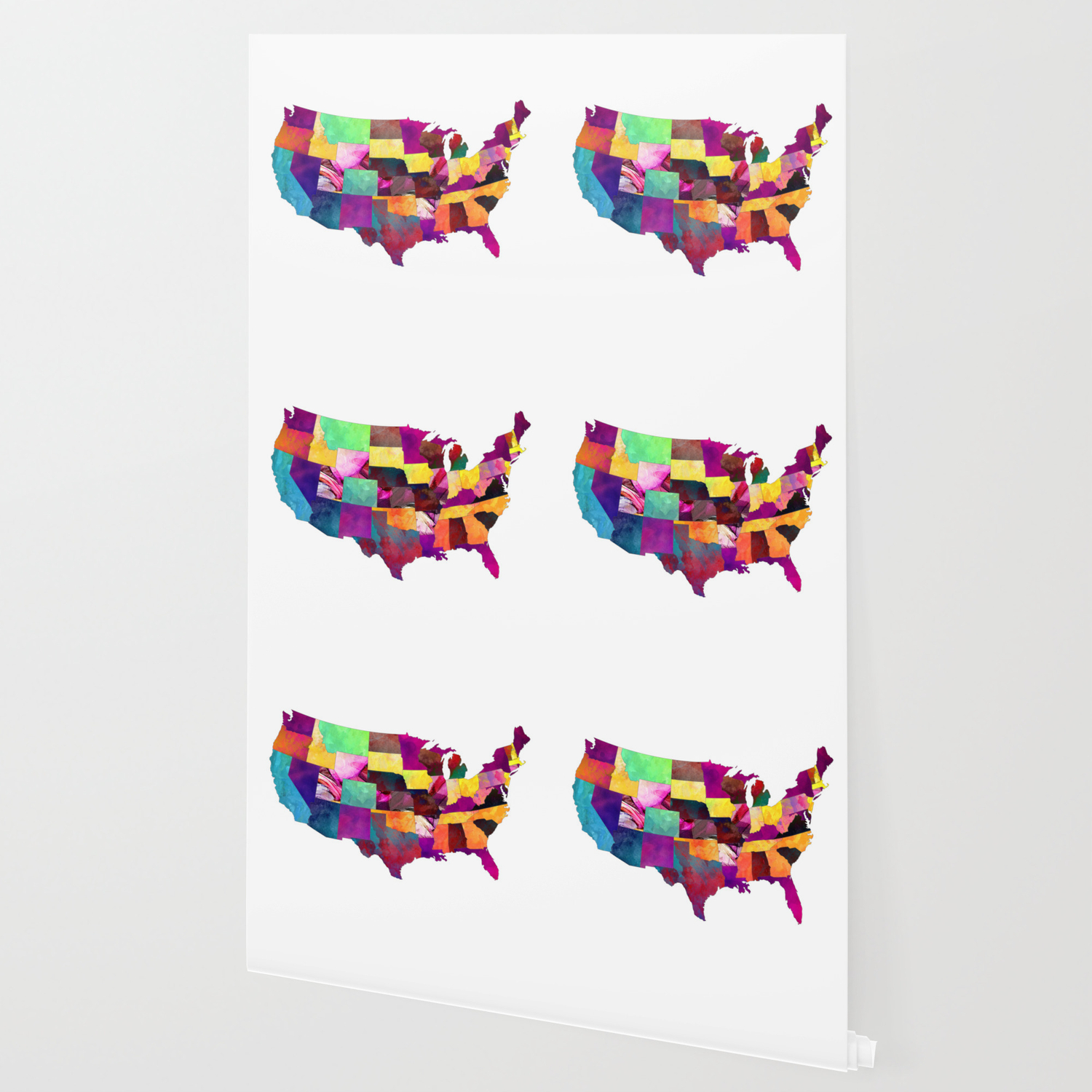 Usa Map Art 1 Usa Map Wallpaper By Jbjart Society6