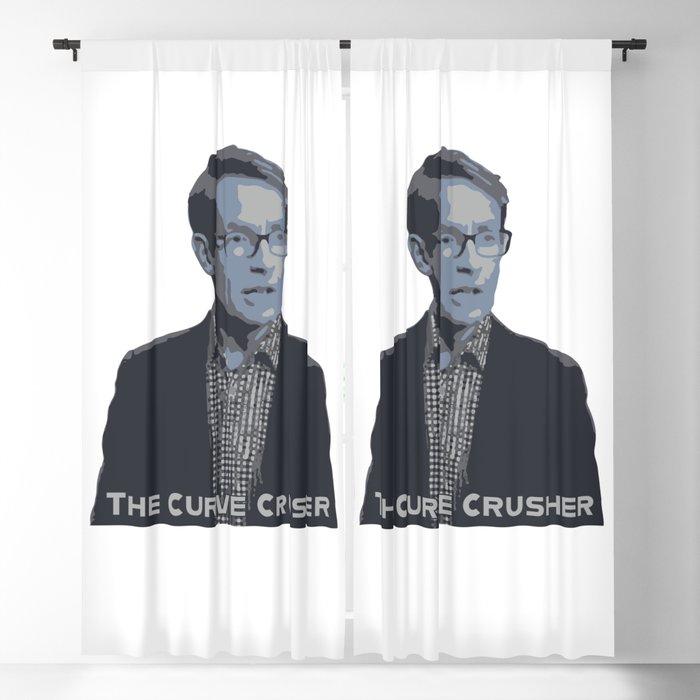 Dr Ashley Bloomfield The Curve Crusher Blackout Curtain