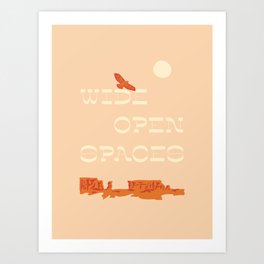 Wide Open Spaces Art Print