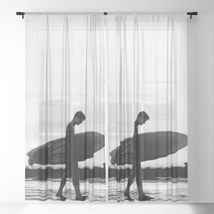 Surf Boy Sheer Curtain