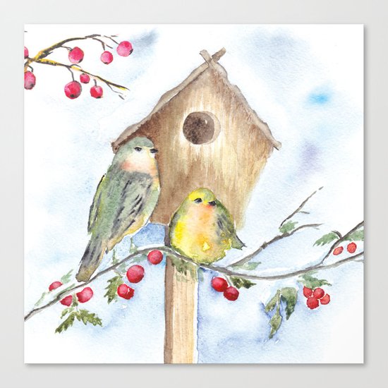 Winter animal #16 Canvas Print
