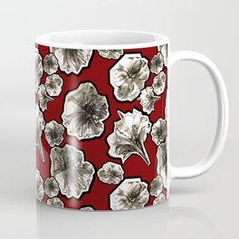 Modern expressive hand drawn flowers Coffee Mug