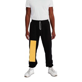 Yellow Minimal lines Sweatpants